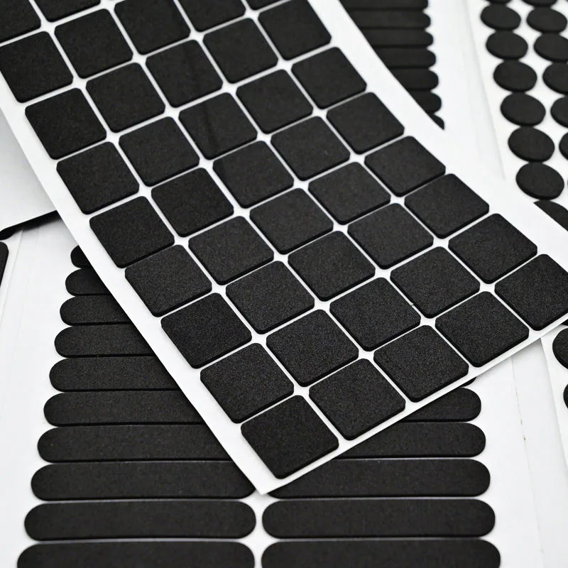 Die-cut foam spacer pad on liner