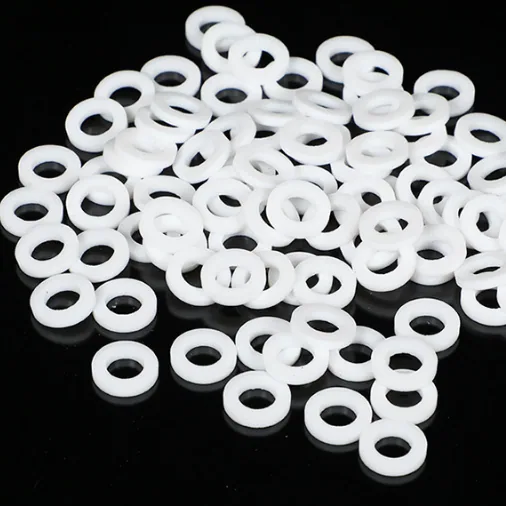 Custom PTFE gasket with bolt-hole pattern