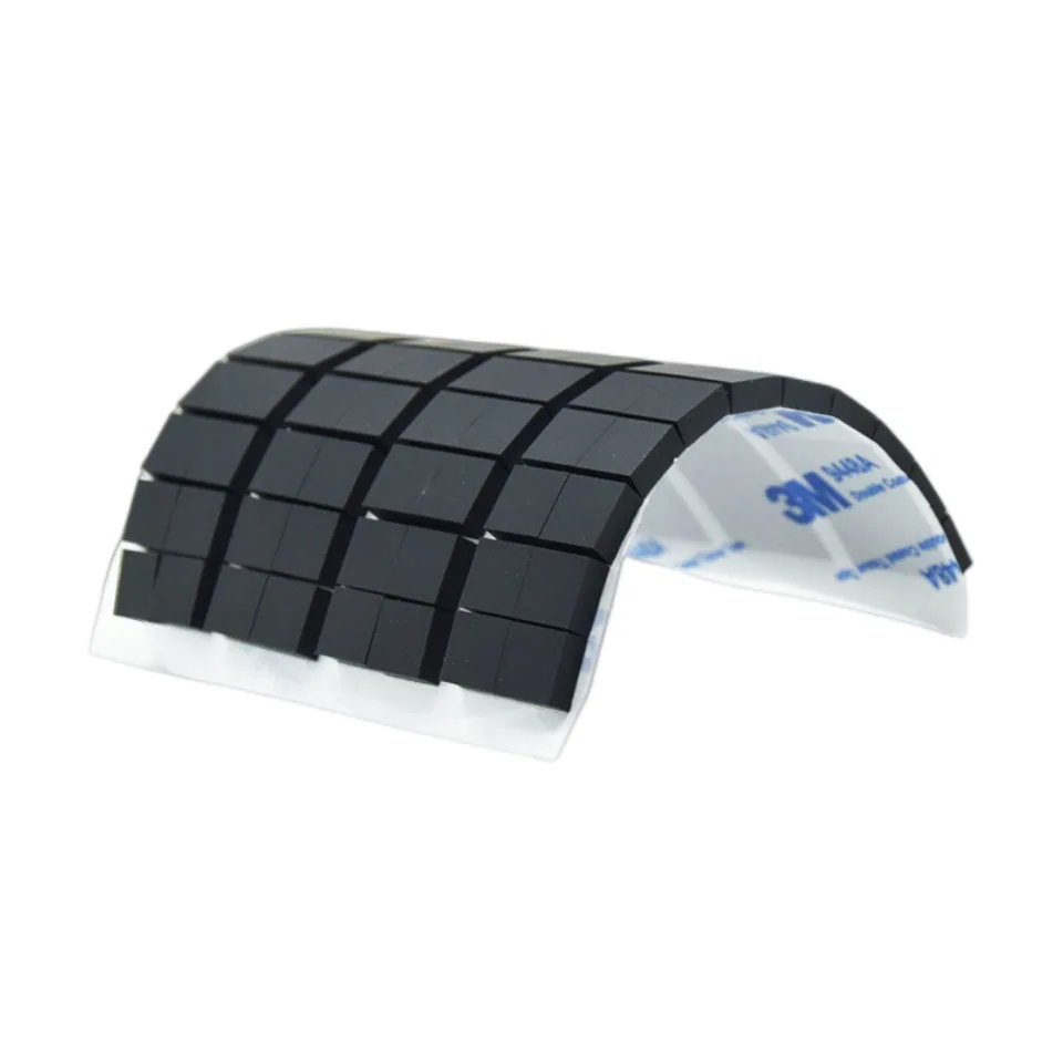 Rubber buffer pad for equipment interface